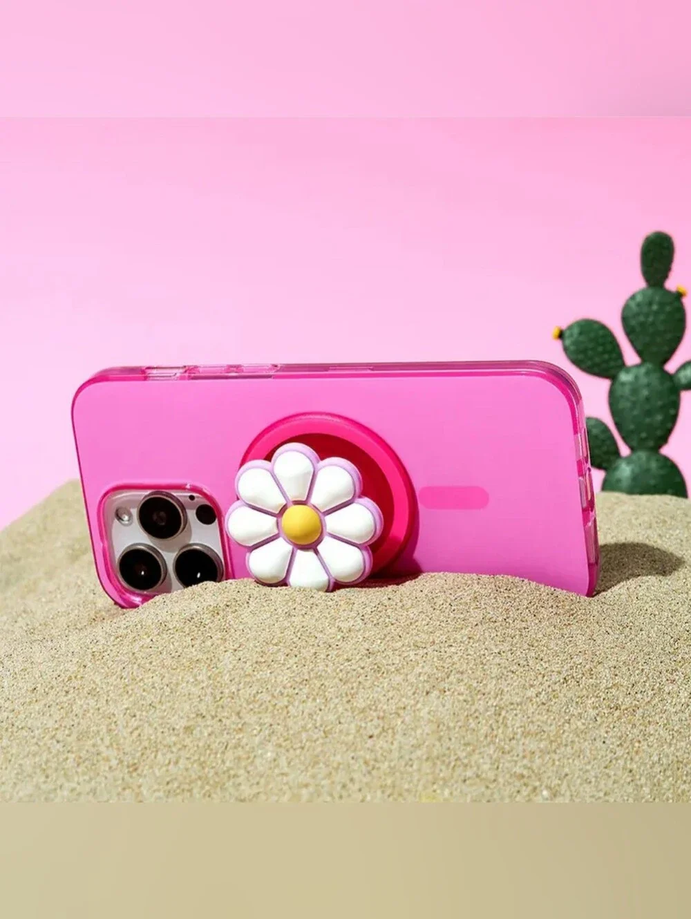 Popsocket - Round PopOut Doodle Daisy Boca MAGSAFE Popwallet+